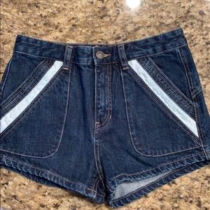 Free People Jean shorts
